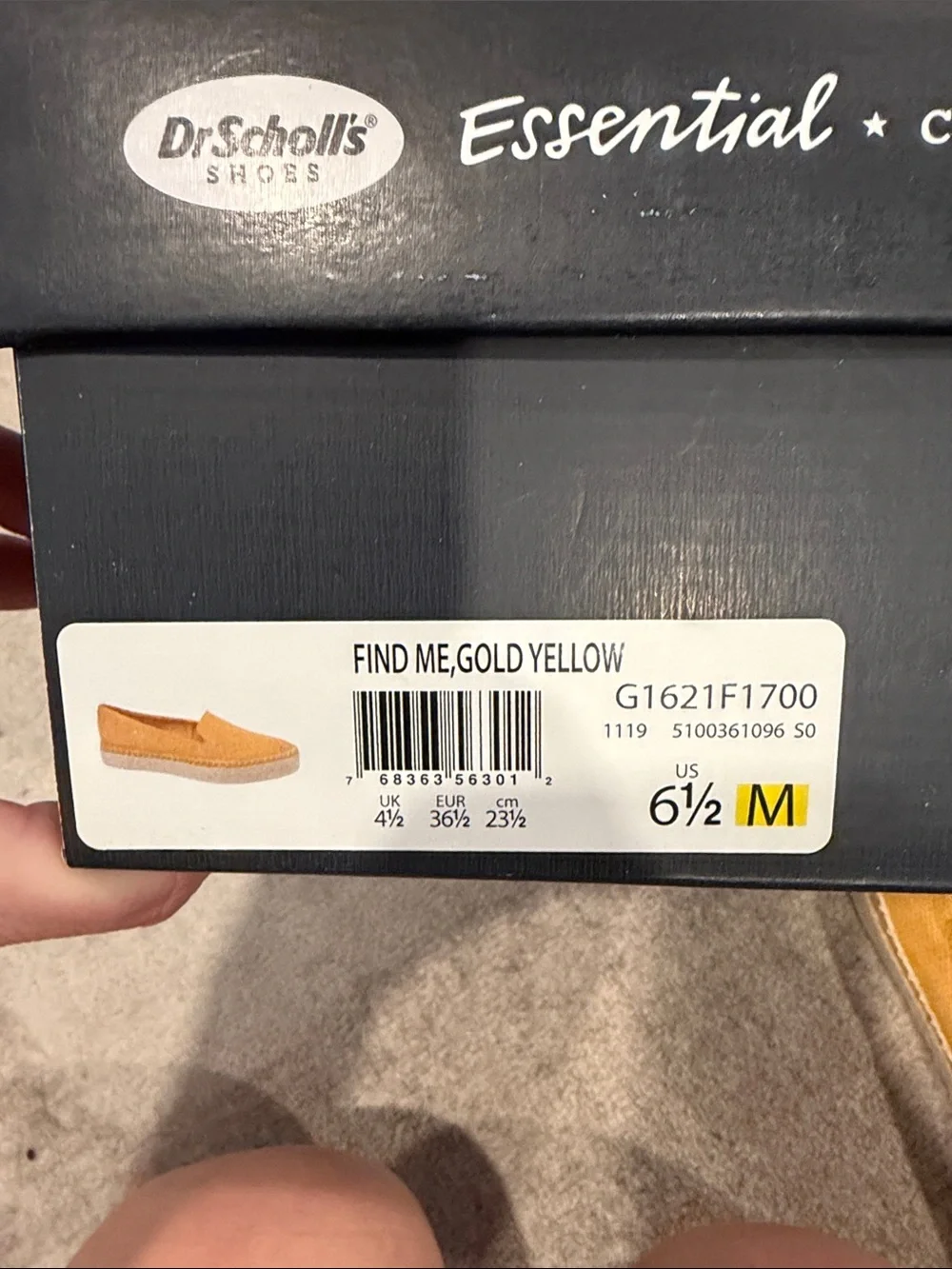 Dr. Scholl's Yellow Slip-On Espadrille Flats